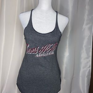 42 Ten Brand Texas A&M Aggies Gray Women’s Tank Top size Small  (J)
